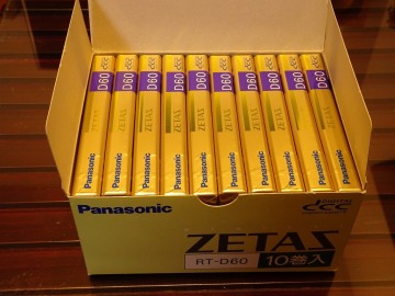Panasonic DCC テープ RT-D60 未使用レア 10巻