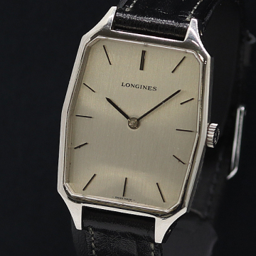 1円 ロンジン QZ シルバー文字盤 メンズ腕時計 8289100 12APT MTY