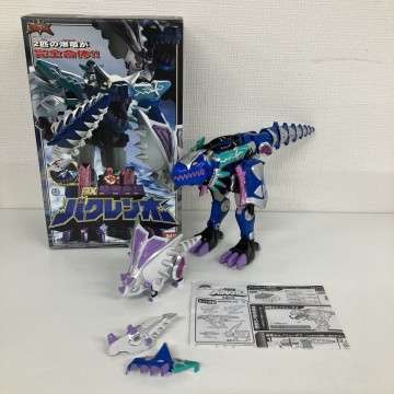 J230-O46-1167 DX爆竜合体バクレンオー 爆竜戦隊アバレンジャー バンダイ 爆竜カルノリュータス 敵ロボット 爆竜カスモシールドン NA