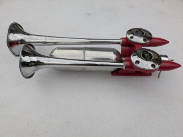 新幹線ホーン　当時物12V 他24Vマグネットスイッチ付き