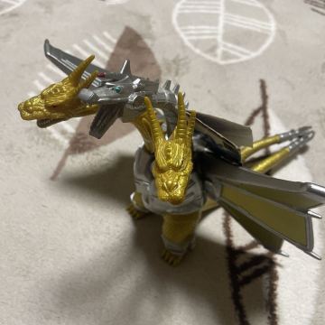 美品 バンダイ メカキングギドラ ゴジラフォーエバー GODZILLAFOREVER 1991 ソフビ 特別版 タグ付き　1996 MADE IN JAPAN 当時物 ソフビ