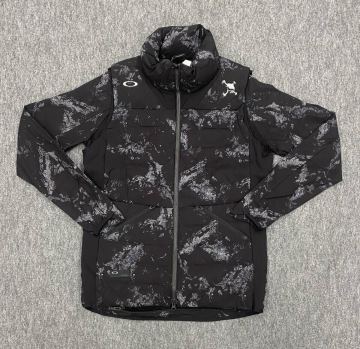 新品◇OAKLEY オークリーゴルフ◇L(JPN)◇Skull Transform Down Vest 2WAY ジャケット ＆ ダウンベスト◇撥水 防風 ダウン ストレッチ 軽量