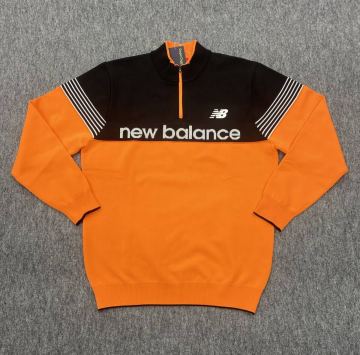 送料600円～◇新品◇new balance ニューバランス ゴルフ◇5(L)◇スタンドネックニット ハーフジップニット