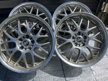 4本 18&times;8J RAYS VOLK Racing ボルクレーシング SF WINNING ウィニング アルミ ホイール 5穴 PCD 114.3mm +42