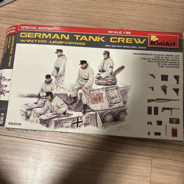 ミニアート 1/35 ドイツ タンククルー 冬 特別版 武器・装備付き おまけ付き