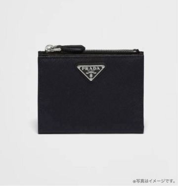 プラダ 【PRADA】 サフィアーノトライアングル 財布　二つ折り財布　ブティック品