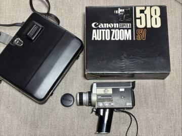 【動作未確認】Canon SUPER8 AUTO ZOOM 518SV キャノン 8ミリ 【Y2106】