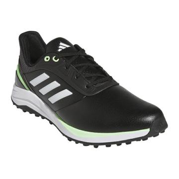 ・スピード発送 新品未使用 adidasGolf(アディダスゴルフ) Solarmotion 24 軽量防水 スパイクレスシューズ IG0827(Black/Green)２７．５CM