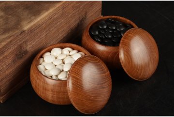 [URA]天然本蛤・那智黒石37号碁石/7-12-42　(検索)骨董/スワブデ/囲碁/将棋/碁笥/娯楽/趣味/碁石/日向産/国産