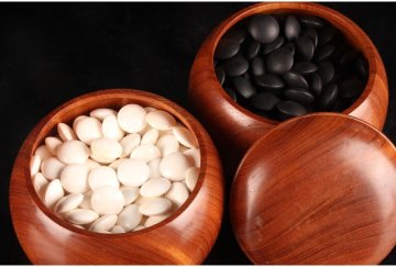 [URA]天然本蛤・那智黒石35号碁石/4-12-70　(検索)骨董/囲碁/碁笥/碁石/雪印/月印/華印/スワブテ/スワブデ