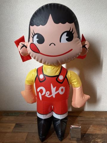 昭和40年代　不二家ペコちゃん　非売品　空ビ人形　カウンター46㎝ 昭和レトロ　美品