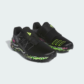 1・スピード発送 新品未使用 adidasGolf(アディダスゴルフ)ZG23 BOA GLITCH 軽量 ダイヤル式スパイク IG5360(ブラック/レモン)２７．０ＣＭ