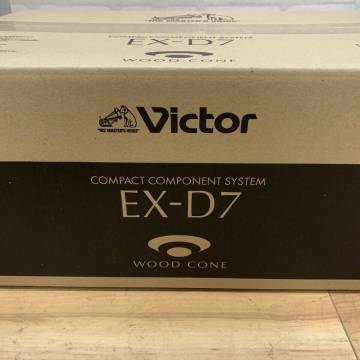 ♪♪【新品未開封】新品・未使用　victor ビクター　EX-D7 コンパクトコンポーネントシステム　ウッドコーン　スピーカー♪♪