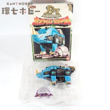 2RB70◆バンダイ 百獣戦隊ガオレンジャー パワーアニマルシリーズ5 ガオライノス&ガオマジロ 未検品現状/フィギュア DX超合金 送:60