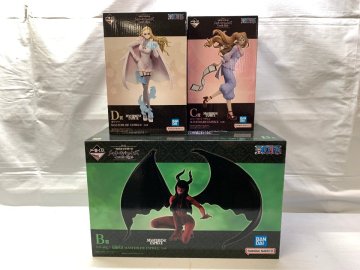 1円～ 未開封 ワンピース 一番くじ フィギュア メモリーオブヒロインズ 3個まとめ B賞 ロビン C賞 プリン D賞 カリファ [30-1213-2E5]良品