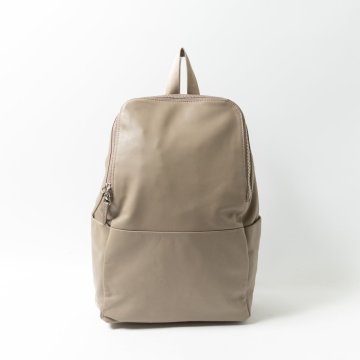 【1円スタート】タグ付き 未使用品 GALLARDAGALANTE ガリャルダガランテ リュックサック グレージュ レザー 牛革 無地 カジュアル 鞄 bag