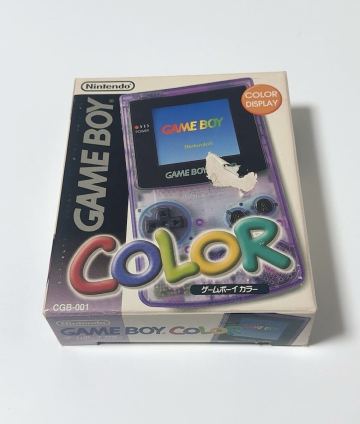 GBC 本体 ゲームボーイカラー 動作確認済み クリアパープル ゲームボーイ Nintendo GAMEBOY COLOR B