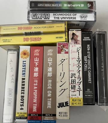 カセットテープ TAPEまとめて12本セット 山下達郎 / カネコアヤノ/ サニーデイ・サービス/ 沢田研二/ バービーボーイズ/SOFT CELL/PUNK