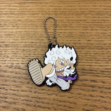 ワンピース　ONE PIECE ラバーマスコット　ニカ　ルフィ　キーホルダー