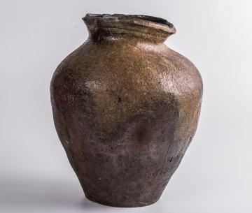 【うつわ】 古常滑 壷 高さ34cm 室町時代 F115A 茶道具 古美術 骨董 古玩 ギャラリー