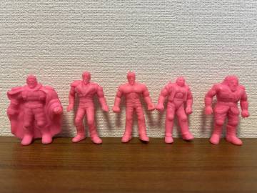 ★送料無料！北斗の拳消しゴムセット（ケンシロウ２種のみ）／ガチャガチャ／ガチャポン／おもちゃ／ビンテージ★