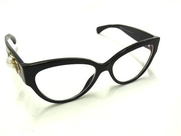 1円 ■美品■ CHANEL シャネル 3436 ココマーク カメリア 53□16 140 度入り サングラス メガネ 眼鏡 ブラック系 FP9735