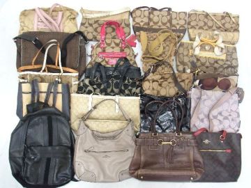 1円 COACH コーチ シグネチャー 等 キャンバス レザー 等 トートバッグ ハンドバッグ ショルダーバッグ 等 20点セット まとめ売り FW0001
