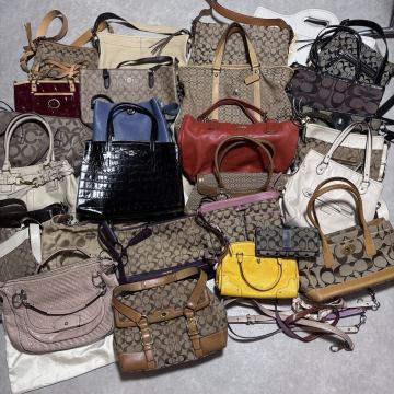美品含む COACH コーチ 27点 まとめ売り シグネチャー レザー レザー トートバッグ ショルダー ハンドバッグ ストラップ 財布 