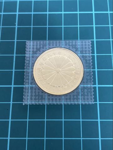 M1695 10万円金貨 記念金貨 天皇陛下御在位六十年記念 昭和62年 純金 K24 約20g 未開封 ブリスターパック入り