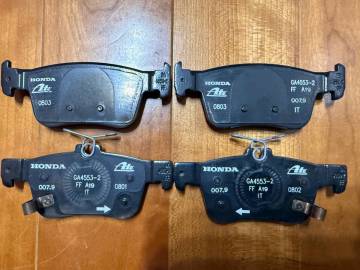 ★☆ホンダ純正リヤブレーキパッド　シビックタイプR　FK8新車納車前外し　FL5にも☆★