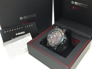 CASIO カシオ G-SHOCK Gショック「MTG-B1000」電波ソーラー ブラック文字盤 腕時計 メンズ 動作未確認 現状渡し 中古【MA110060】▲