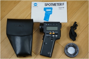 MINOLTA ★ ミノルタ ★ 露出計 スポットメーター ★ SPOTMETER F ★ クローズアップレンズ 説明書 他付属品あり