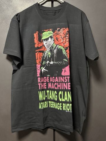 Rage Against the Machine &times; Wu-Tang Clan &times; Atari Teenage Riot T_shirts XL TOUR 1997 タグ無 レイジ　ウータン　