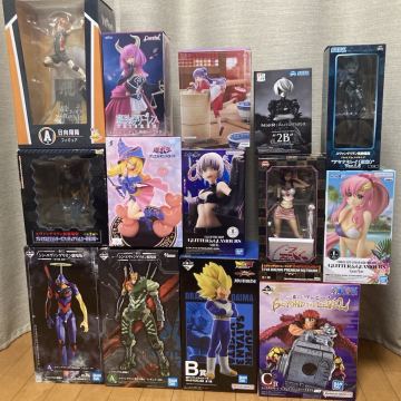160 ドラゴンボール ワンピース エヴァンゲリオン　ハイキュー　遊戯王　ガンダム　ニーア　葬送のフリーレン　フィギュアセット　大量　　