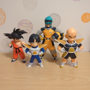 ドラゴンボール 一番くじ ブルマ、クリリン、悟飯、孫悟空 フィギュア MASTERLISE（開封）