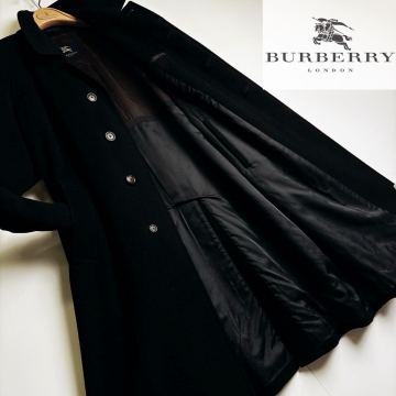 j38.超美品●気絶級奇跡のピュアカシミヤ!!!定価28万●BURBERRY LONDON●最高級ウールチェスターコート バーバリーコート メンズ 極艶