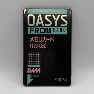 富士通 FUJITSU OASYS FROM CARD メモリーカード128KB SRAMカード PCMCIA PCカード Oasys Pocket ジャンク品