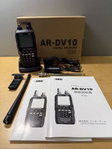 【中古】 AOR AR-DV10 トランシーバー デジタルレシーバー RoHS COMPLIANT 日本製 動作確認済