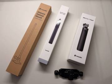 Insta360用品(ミニ見えない自撮り棒＋三脚・見えない自撮り棒 + 三脚・ユニコーンヘルメットマウント・マグネット式自撮り棒ホルスター)