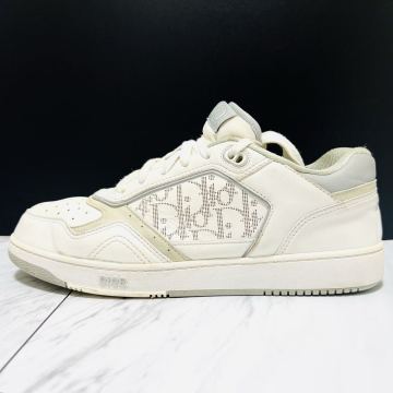 1円 【美品】 Christian Dior クリスチャンディオール B27 オブリーク ジャカード サイドロゴ メンズ スニーカー シューズ 靴 28cm相当