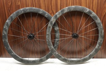 ○LUN ルン HYPER D50 DISC シマノフリー 11/12s対応 クリンチャー チューブレス カーボンホイールセット 美品