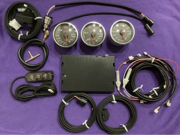 スバル STI Genome ゲノム 3連 メーター ブースト 油温 油圧 インプレッサ WRX レガシィ GC8 GDA GDB GRB GGA VAB Defi デフィ 