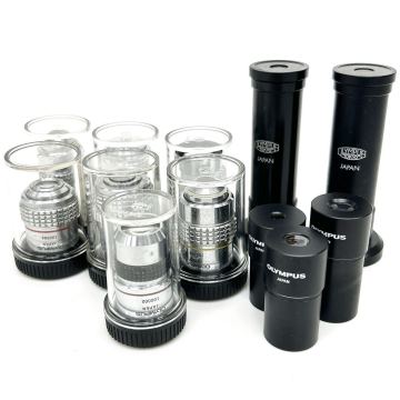 OLYMPUS オリンパス 顕微鏡 対物レンズ SPlan Apo 4/10/20/40/100 FL 1/2 他 計12点 まとめ arc川1126