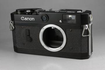 【良品】動作確認済み Canon P ブラック レンジファインダー ポピュレール フィルム カメラ Leica Lマウント ライカ キャノン #263-4