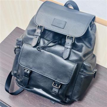 coach コーチ 本革 リュック レザー スプリント バックパック CT015 ブラック 使用感 現状品 内部 角スレ 1円 リュックサック 17035