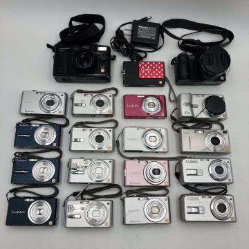【動作未確認】Panasonic LUMIX コンパクトデジタルカメラ まとめ19台セット パナソニック 動作未確認 現状品 1円スタート　#1204