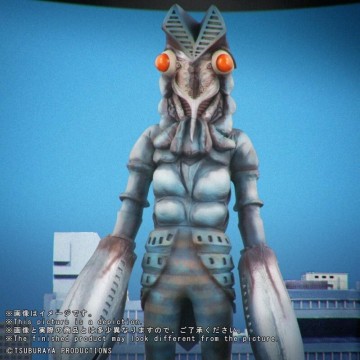 1円 【新品・未開封】エクスプラス 大怪獣シリーズ　バルタン星人　スチールカラーVer.　少年リック限定