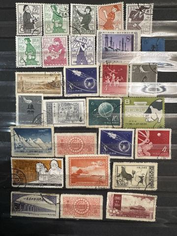 中国切手　特種切手　消印あり　55枚　中国人民郵政