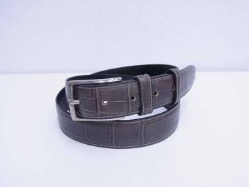 ブランド祭 Felisi フェリージ レザーベルト 48-90 85/07 イタリア製 全長約104cm ダークブラウン メンズ コレクション イタリア製 中古品