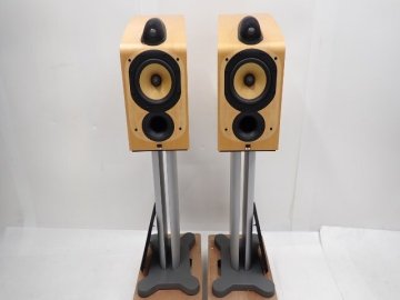 B&W 705 + FS-700 ペア シリアル連番 動作品 Bowers & Wilkins 2ウェイ ブックシェルフ型 スピーカー スタンド付 ∬ 745CF-1